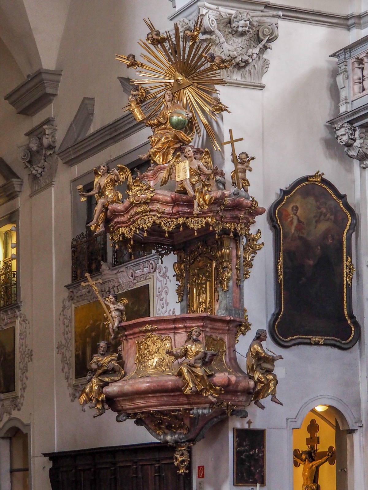 Preekstoel in Marienkirche, Steyr