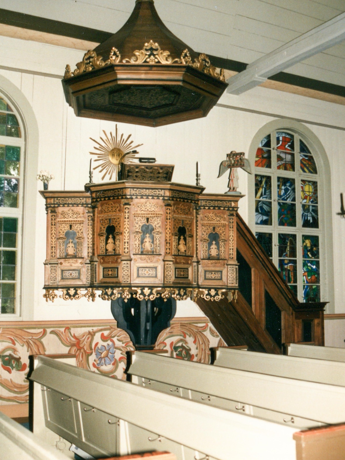 Preekstoel in Hagfors kyrka, Hagfors