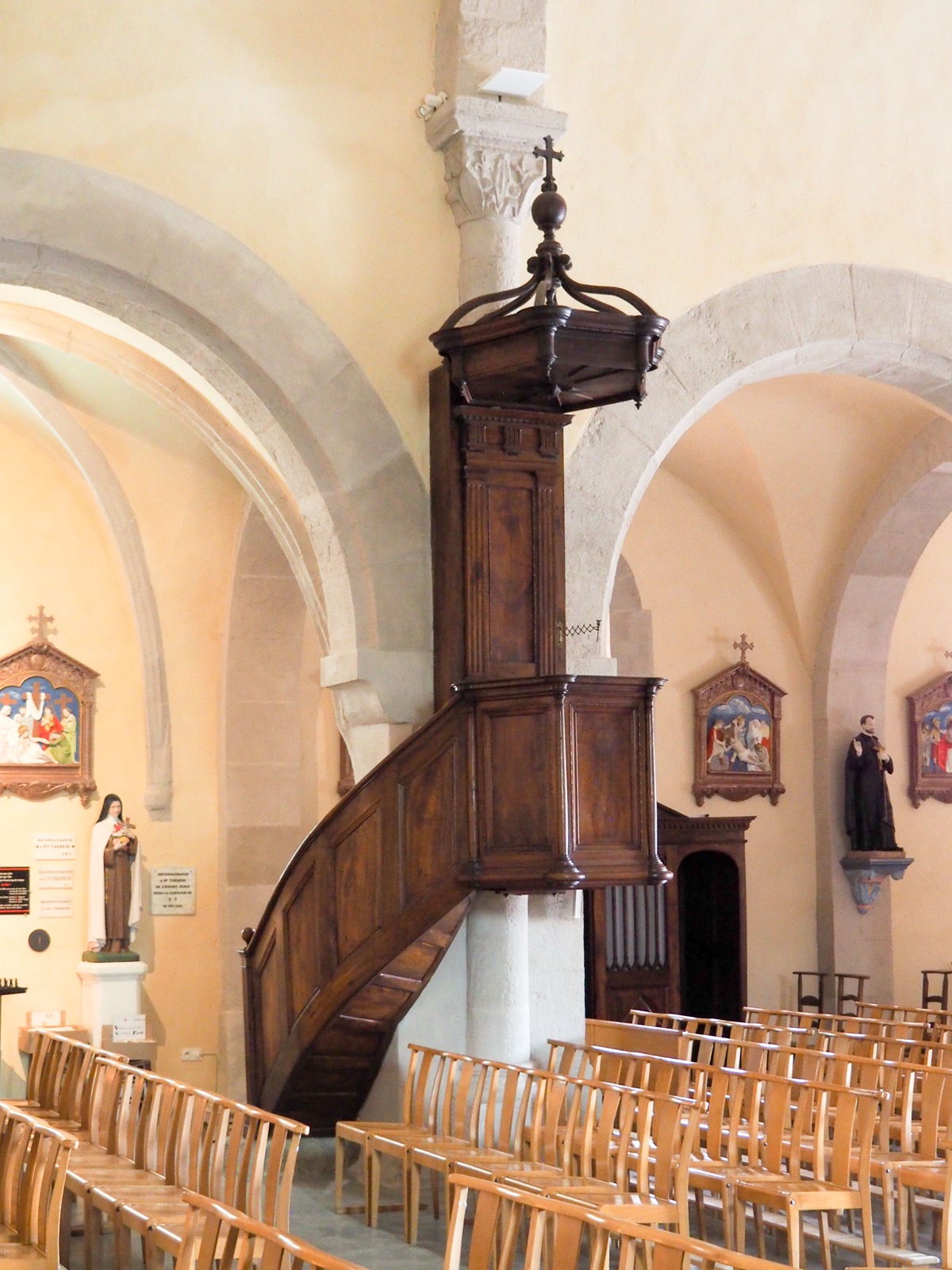 Pulpit at Saint Domnin, Lamastre