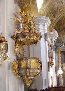 Preekstoel in Basilica Mariatrost, Graz