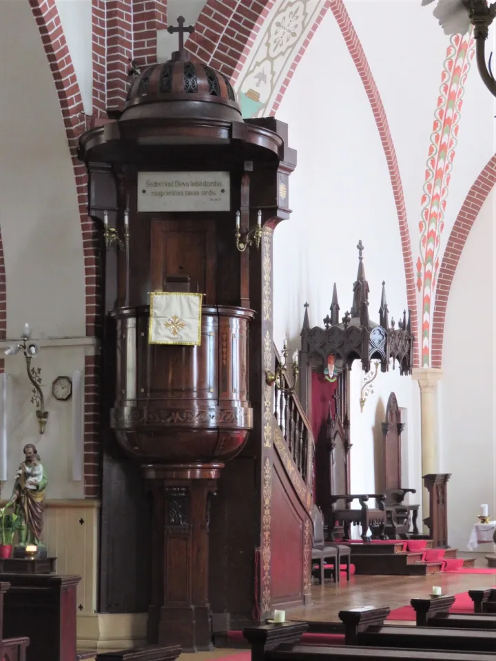 Pulpit at St Jacobs Cathedral, Riga