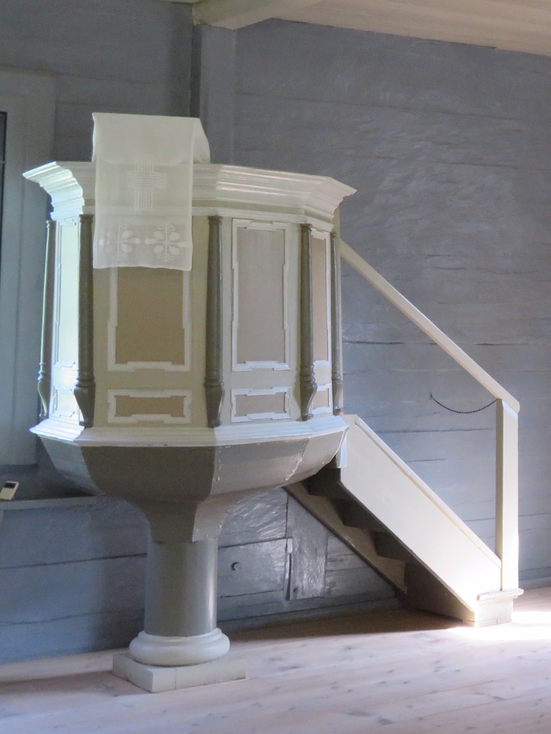 Preekstoel in Church of Turaida, Turaida