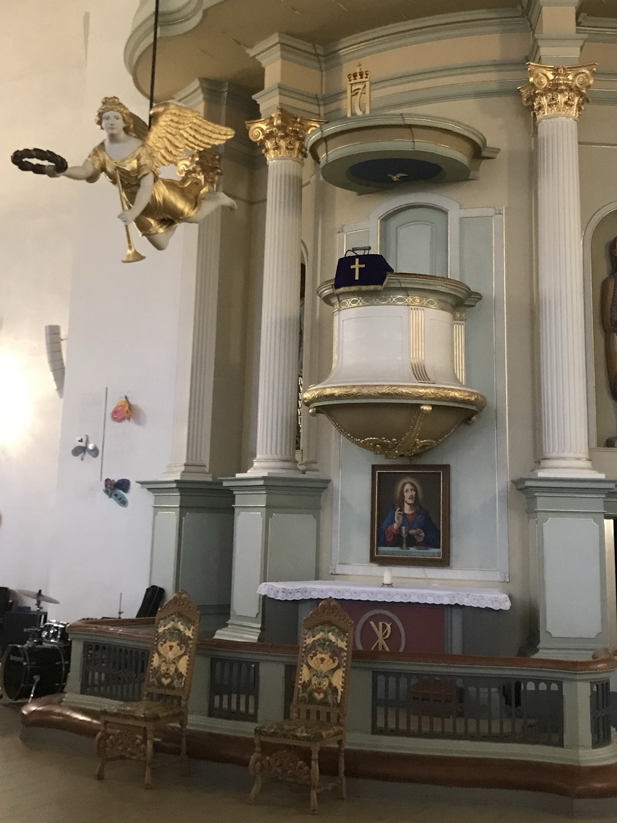 Pulpit at Nykirken, Bergen