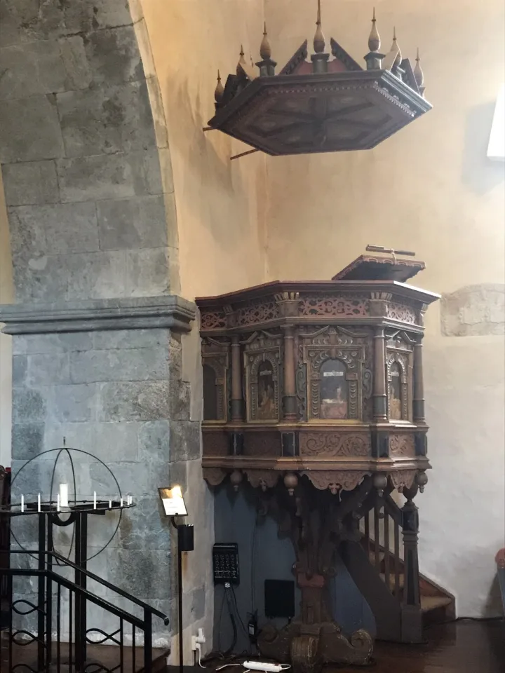 Pulpit at Kvinnherad Kyrkje, Rosendal