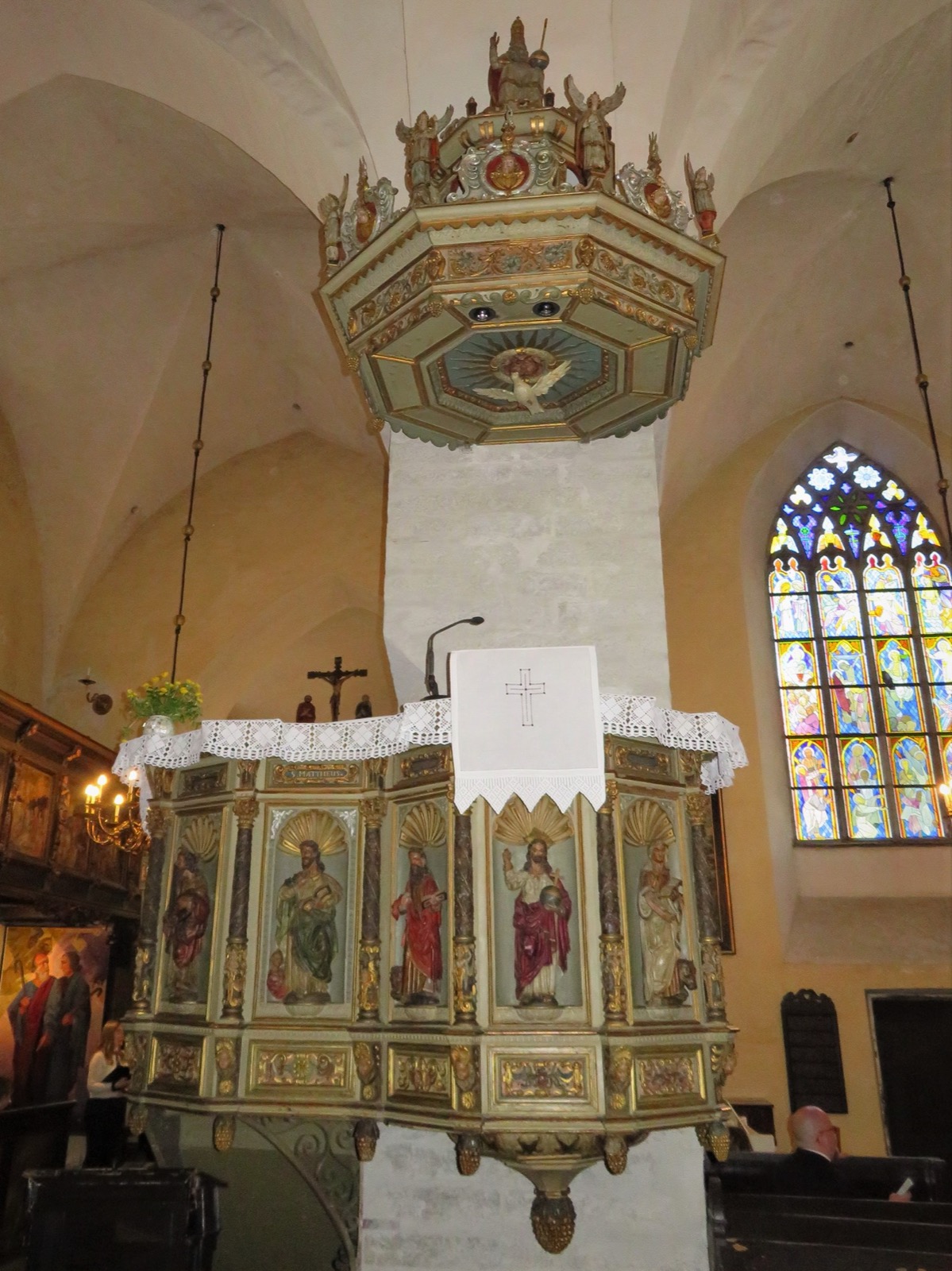 Preekstoel in Puha Vaimu kirik, Tallinn