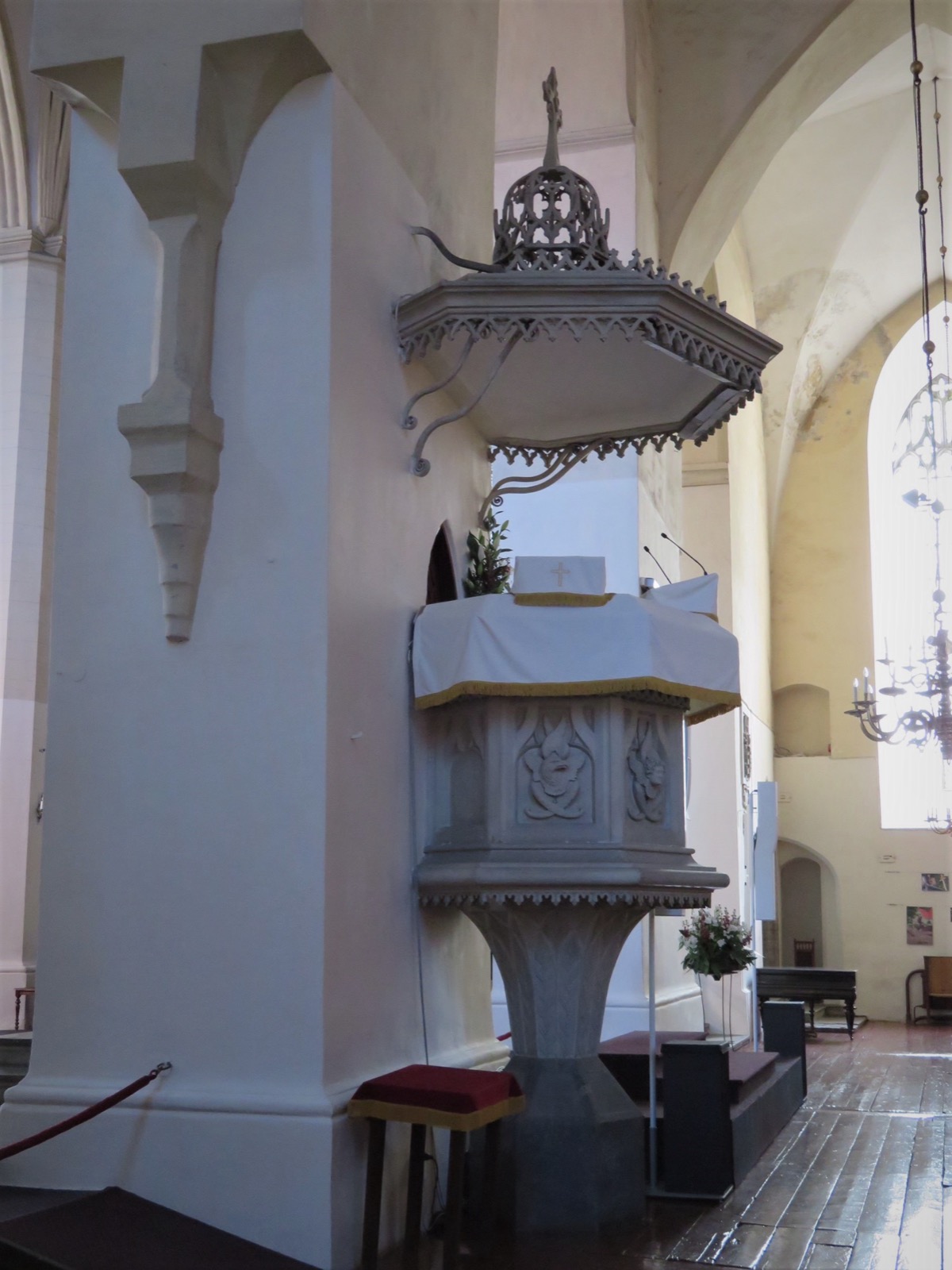 Preekstoel in Oleviste Kirik, Tallinn