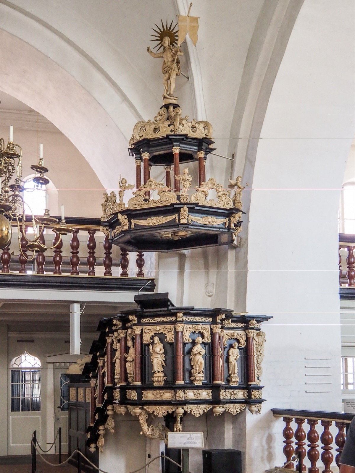 Pulpit at St. Cosmae-Nicolai kerk, Stade