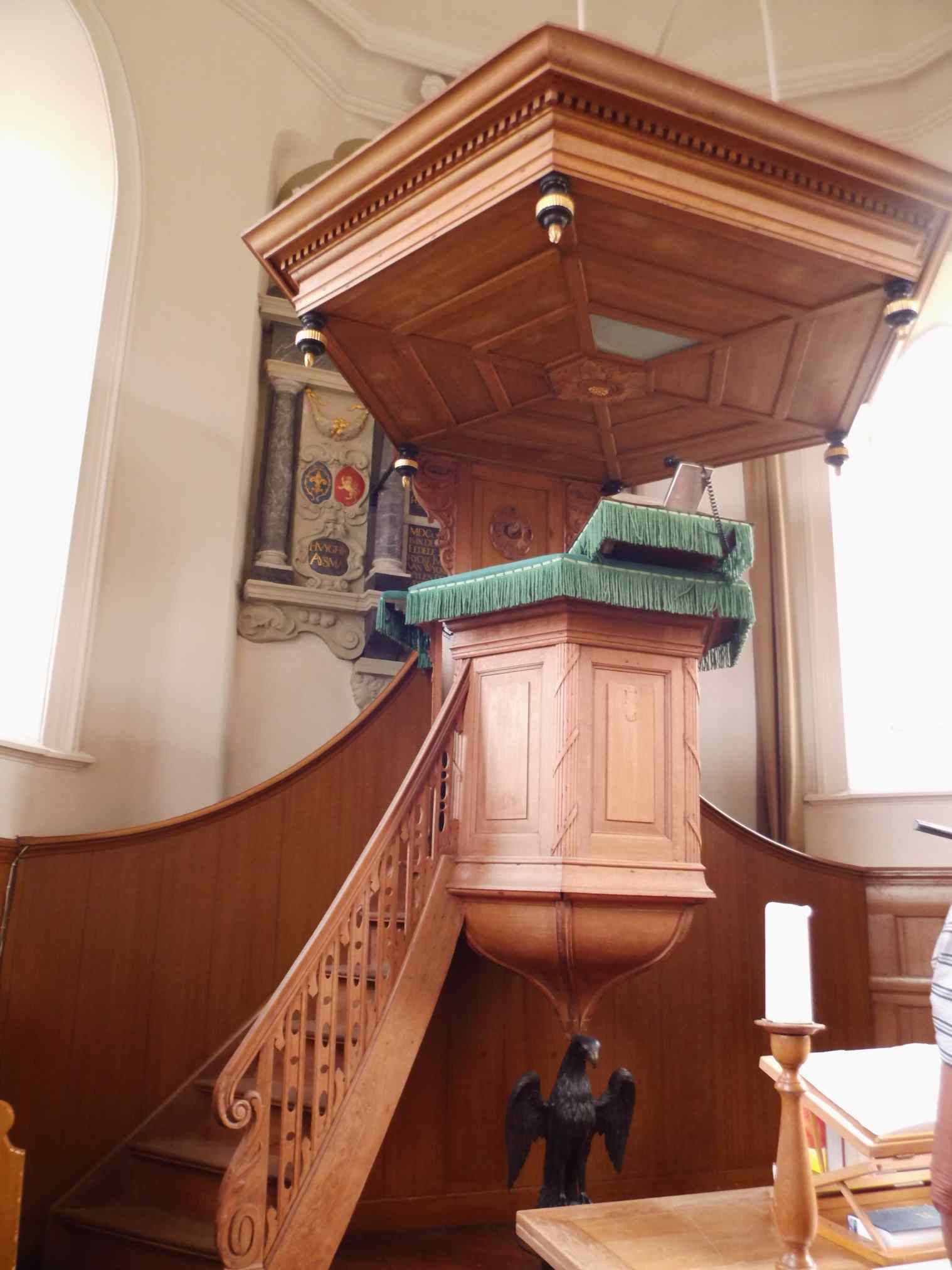 Pulpit at kerk Hichtum, Hichtum