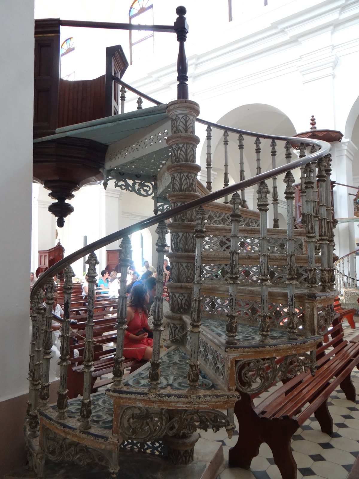 Preekstoel in Church of the Holy Trinity, Trinidad