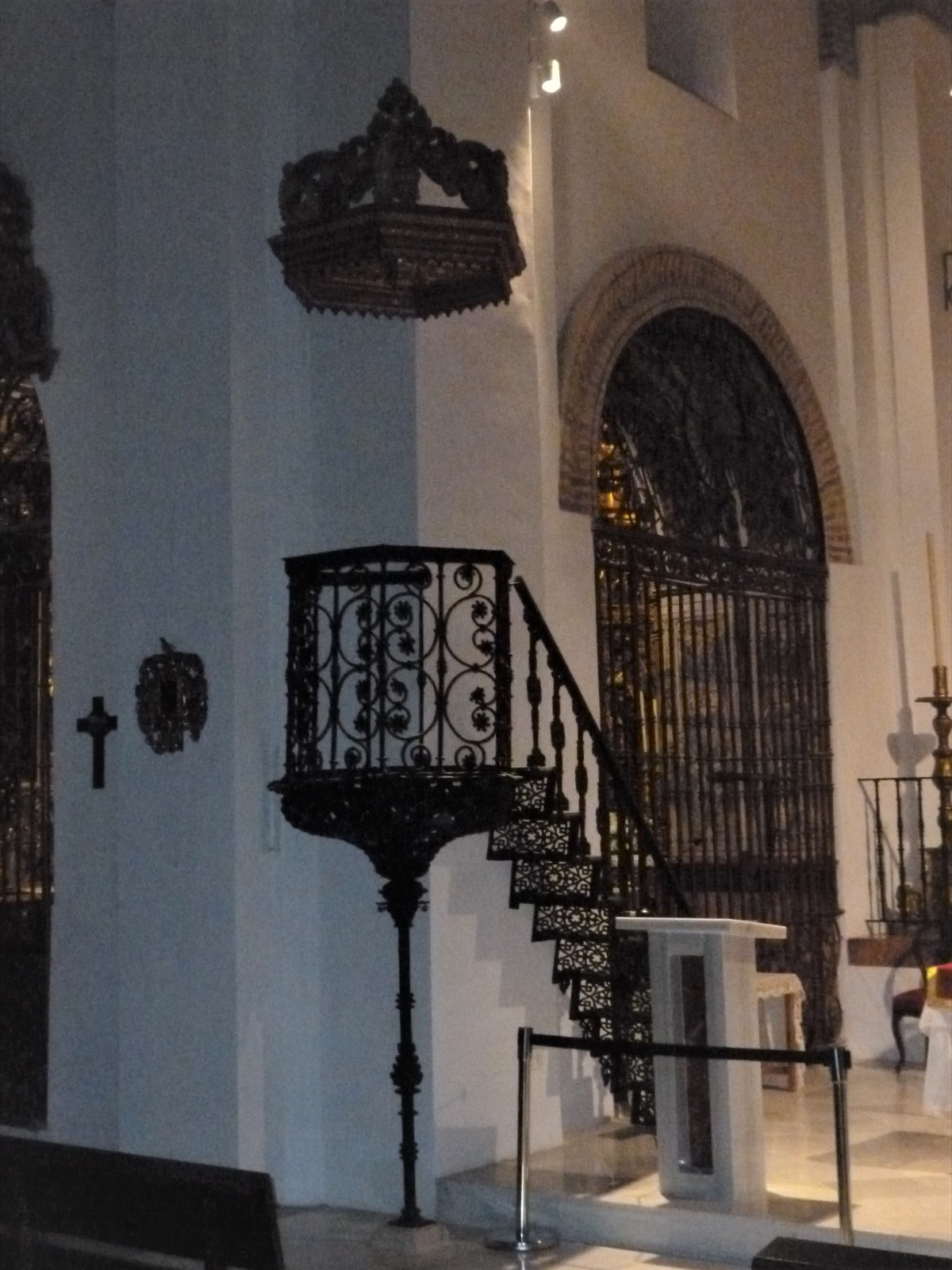 Pulpit at San Roman y Sante Catalina, Sevilla