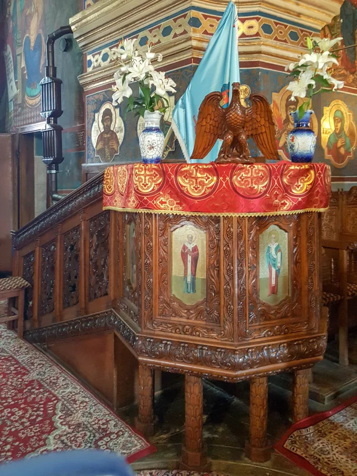 Preekstoel in Biserica Ratestilor din Turda, Turda