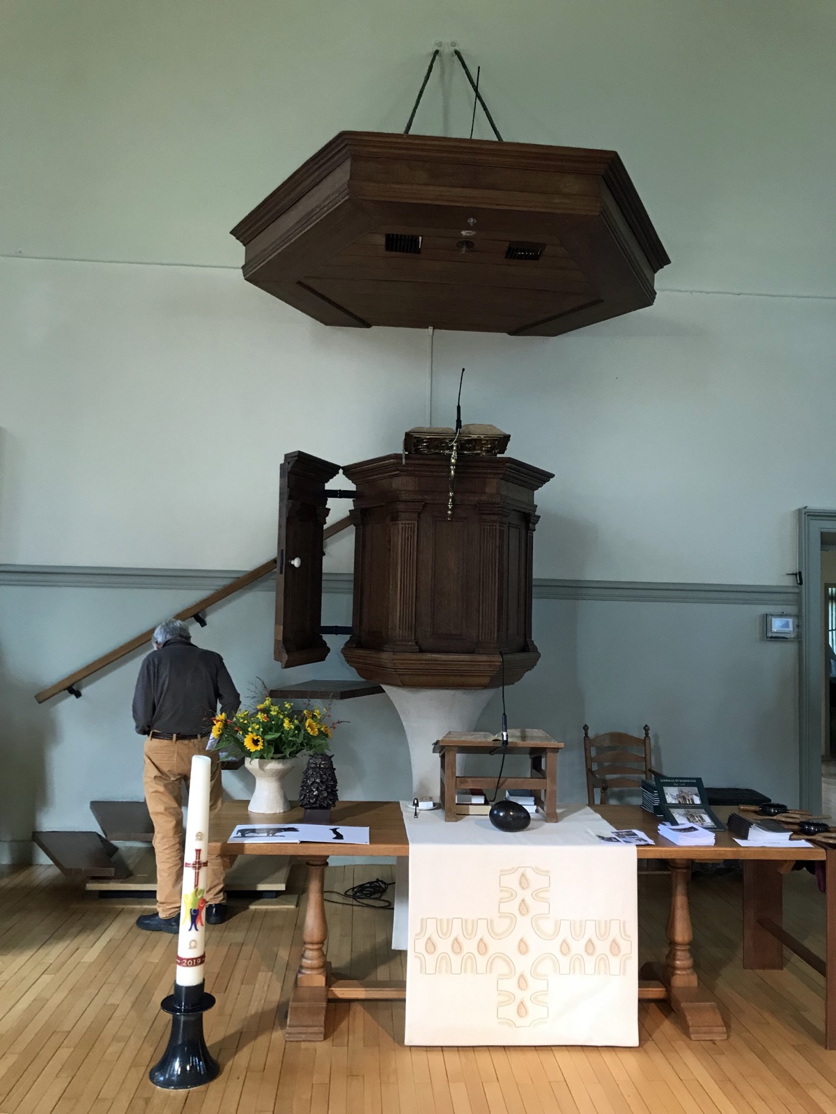 Pulpit at Protestantse Gemeente, Warmond
