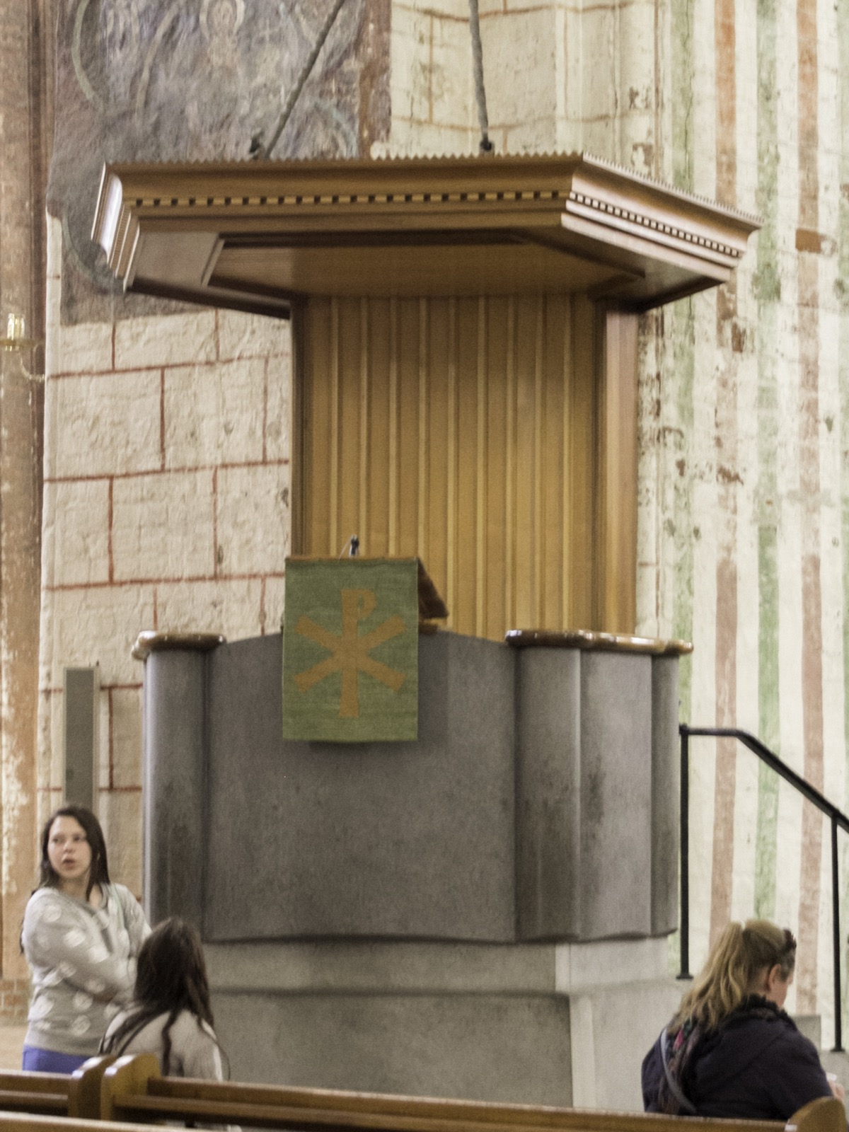 Preekstoel in Marienkirche, Lubeck