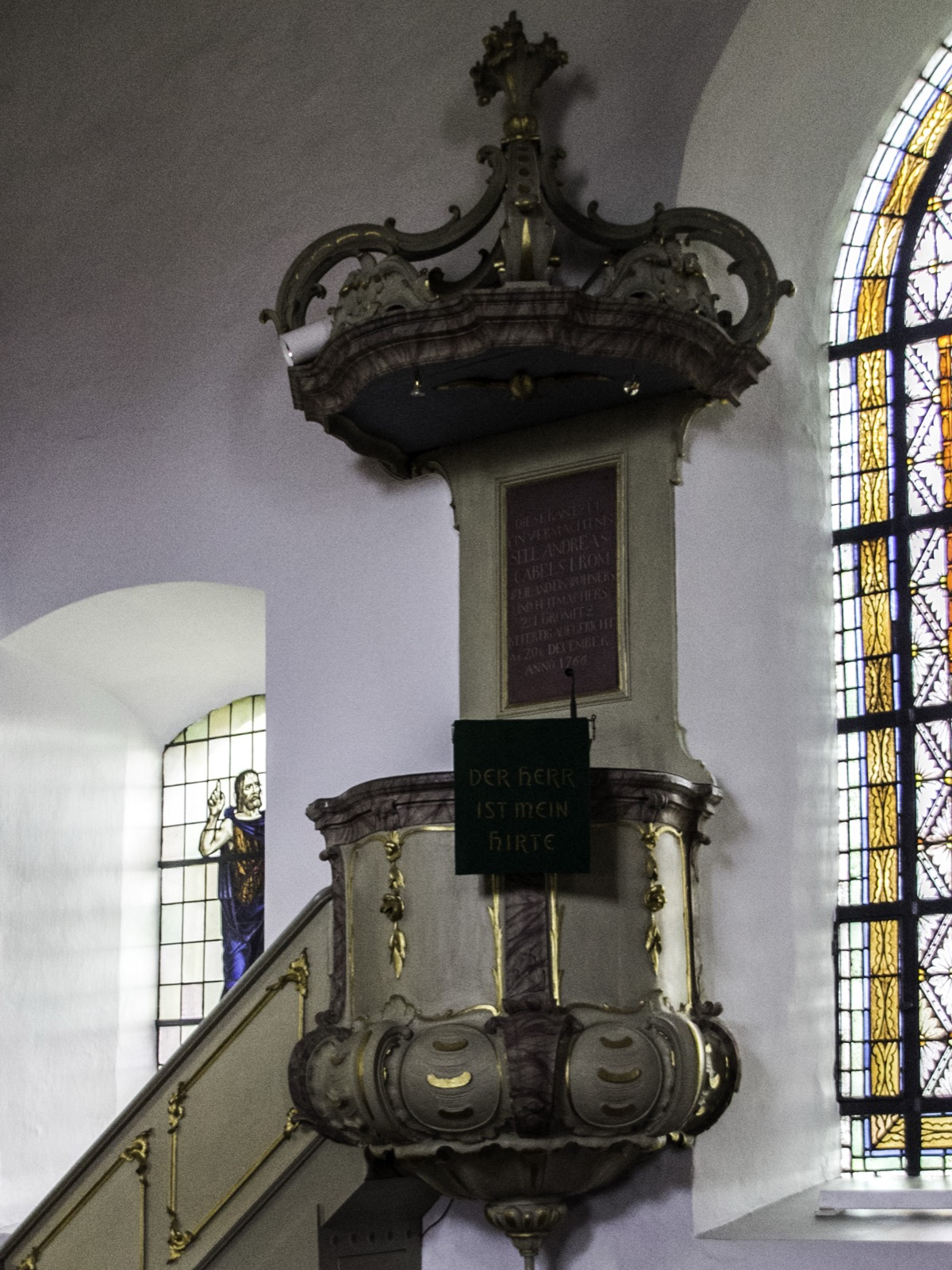 Preekstoel in St Nicolai Kirche, Gromitz