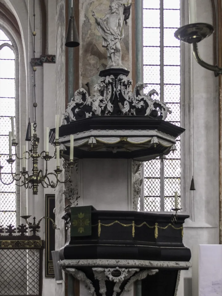 Preekstoel in St Jacobi Kirche, Lubeck