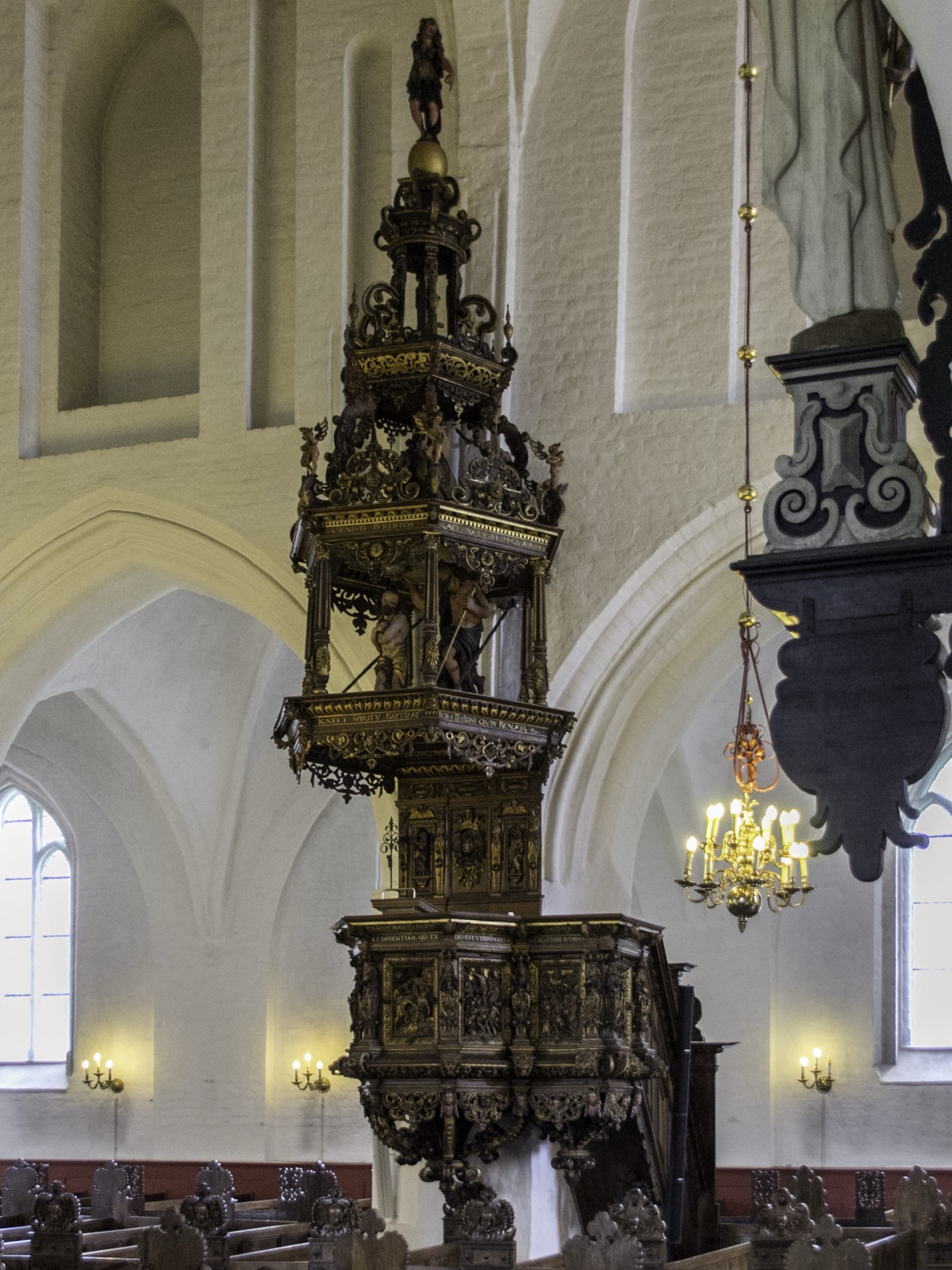 Preekstoel in Sct. Nicolai Kirke, Koge