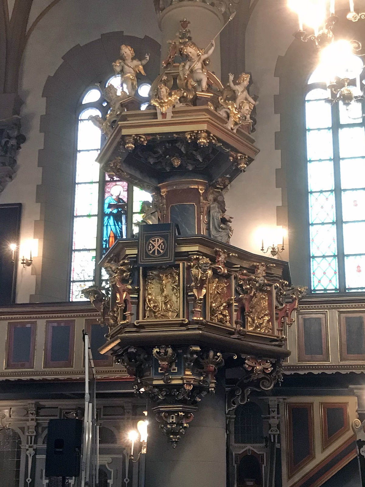 Preekstoel in Stadtkirche, Bueckeburg