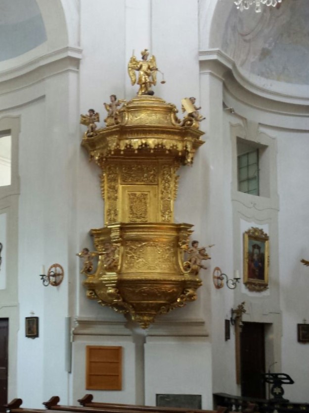 Preekstoel in Wallfahrtskirche Christkindl, Steyr