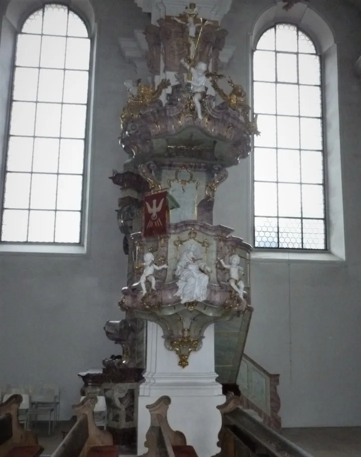 Pulpit at Prediger Kirche, Rottweil