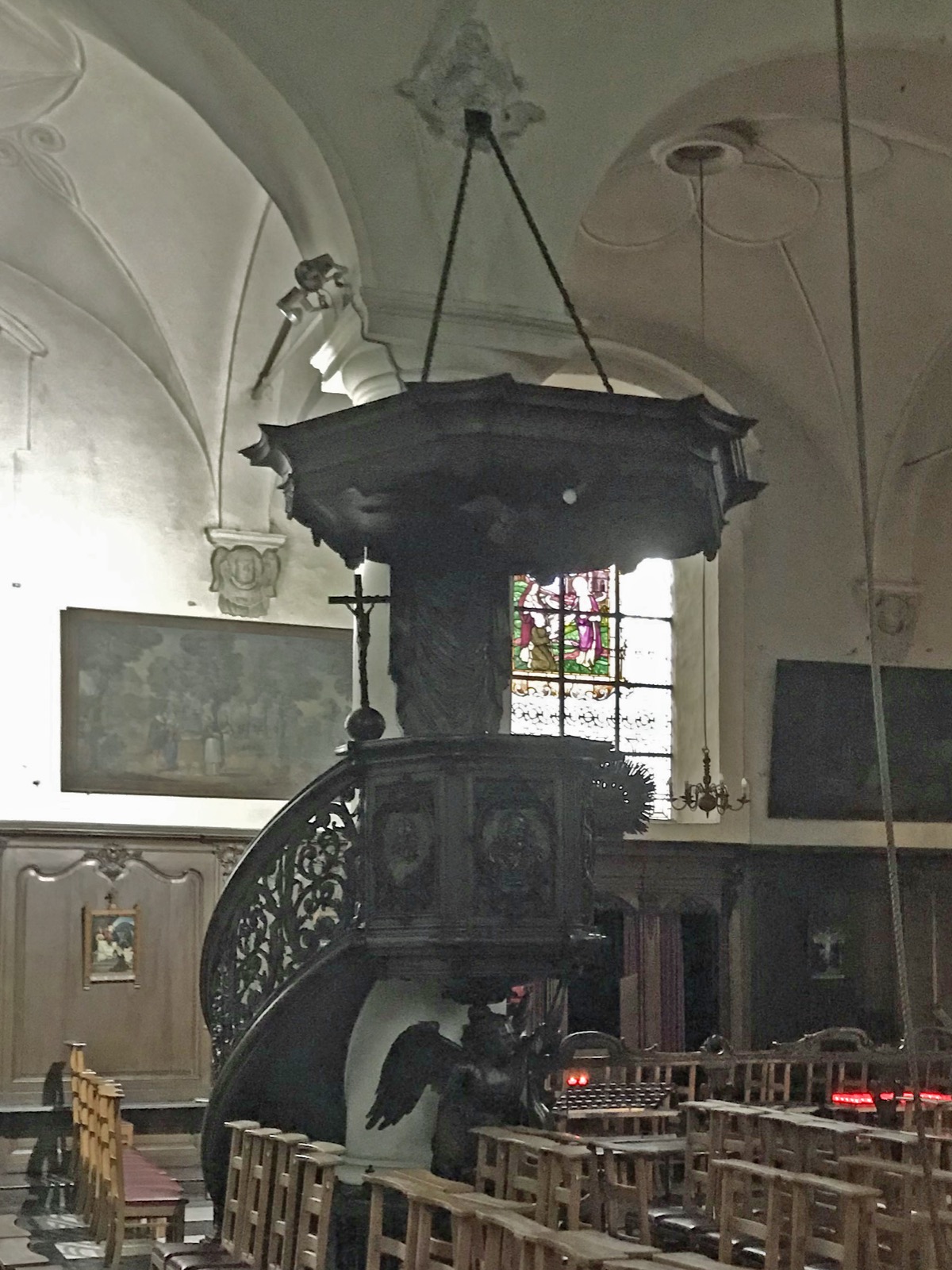 Pulpit at Begijnhofkapel, Brugge