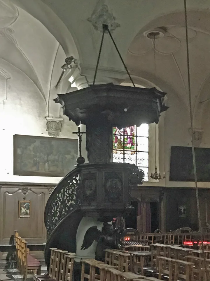 Pulpit at Begijnhofkapel, Brugge