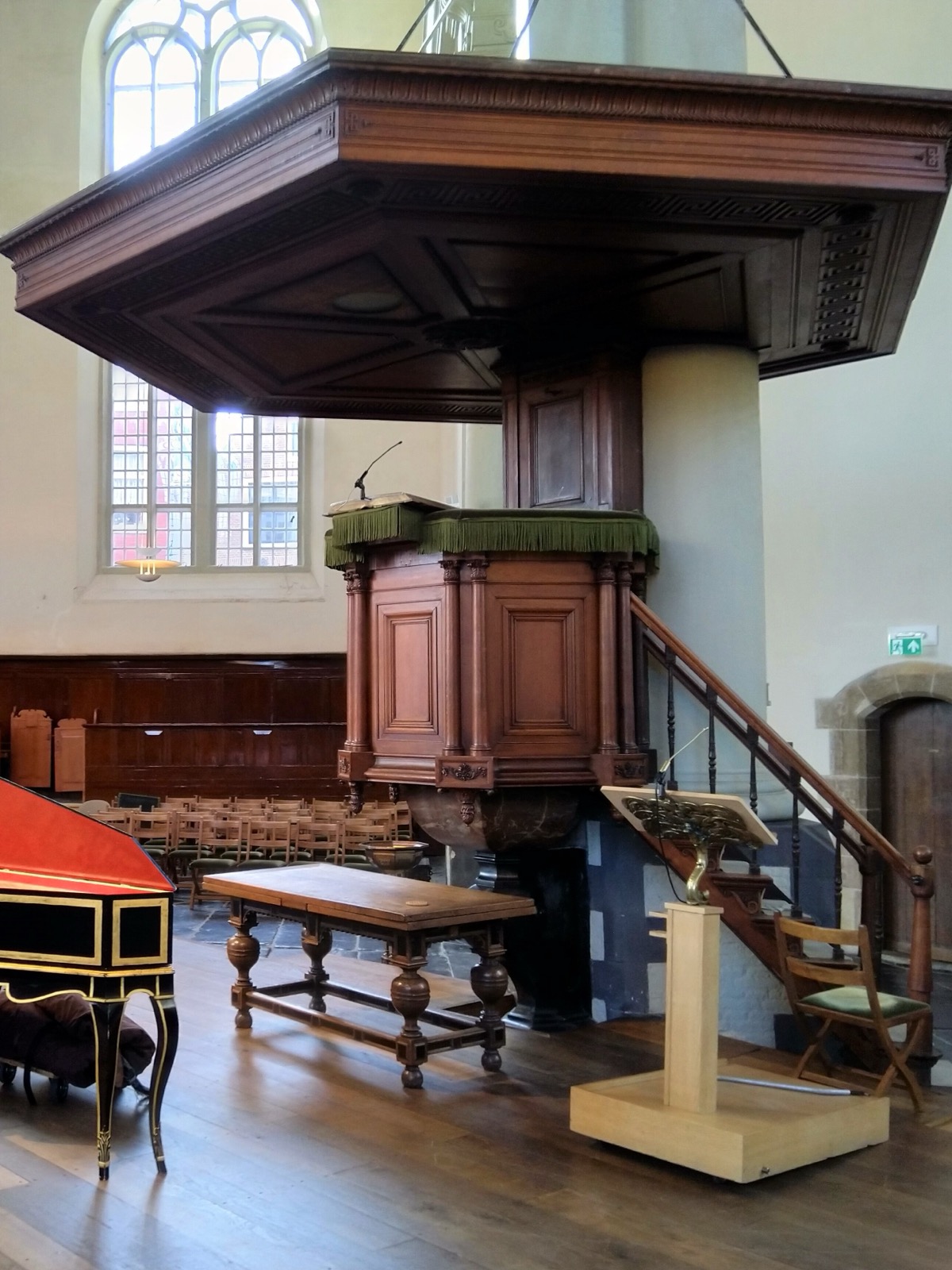Pulpit at Noorderkerk, Amsterdam
