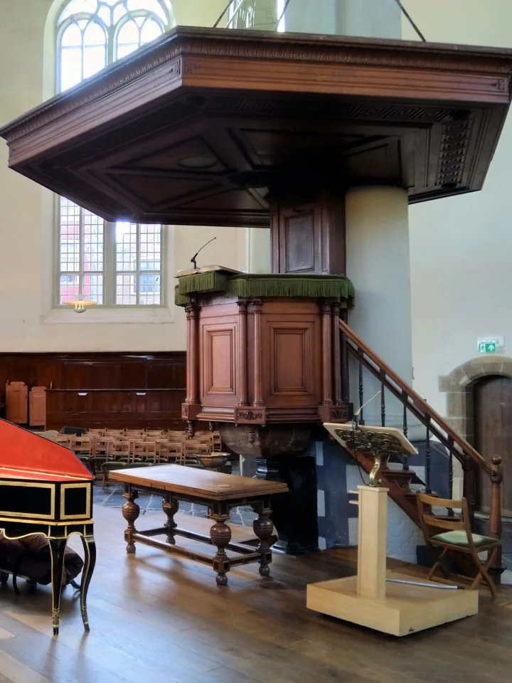 Preekstoel in Noorderkerk, Amsterdam