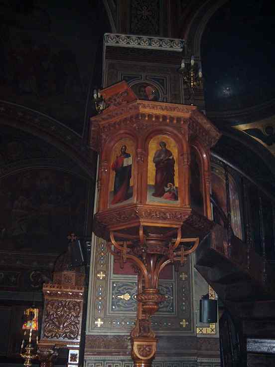 Pulpit at Agios Georgios, Nafplion