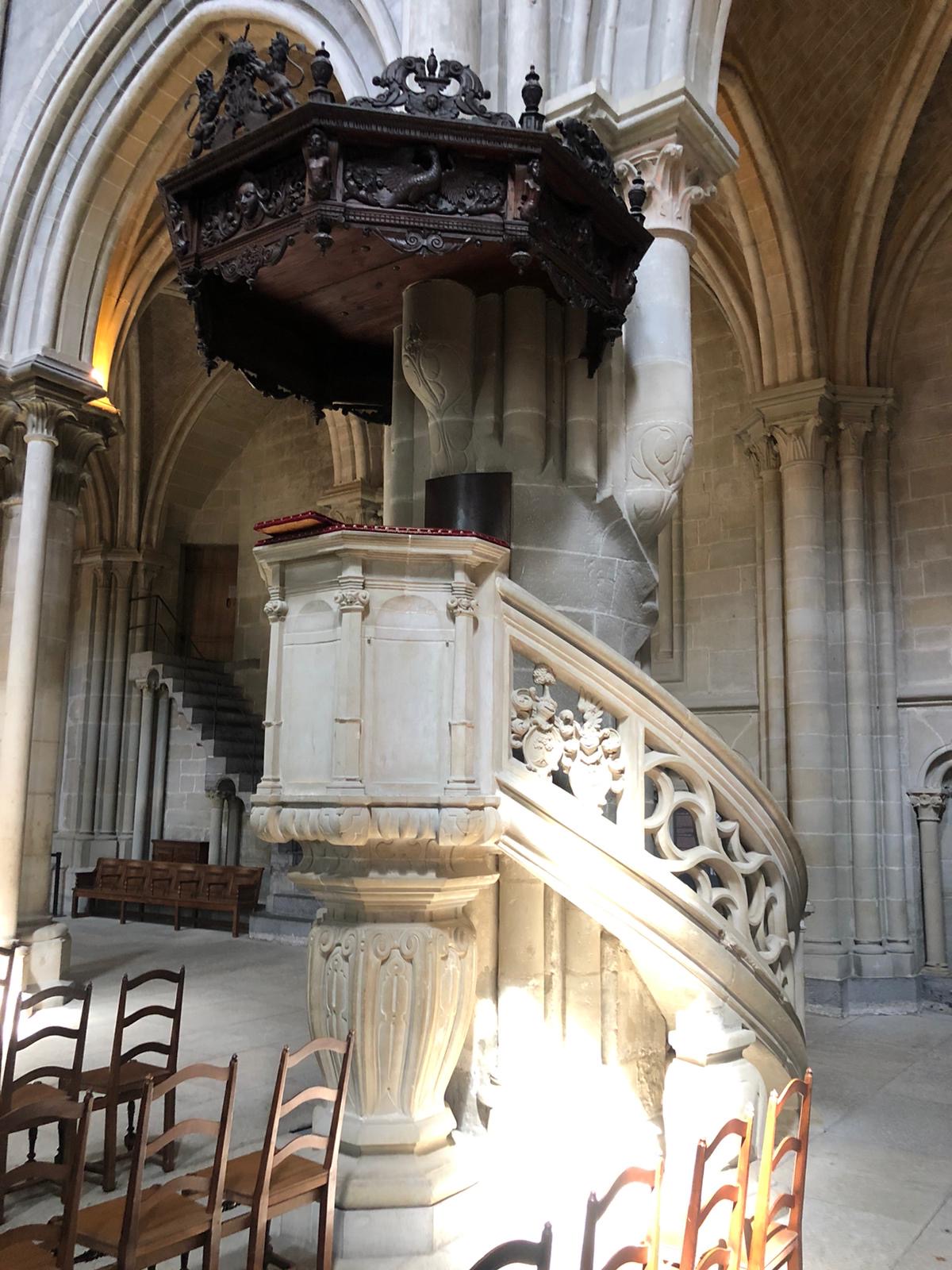 Pulpit at CathÃ©drale Notre-Dame de Lausanne, Lausanne