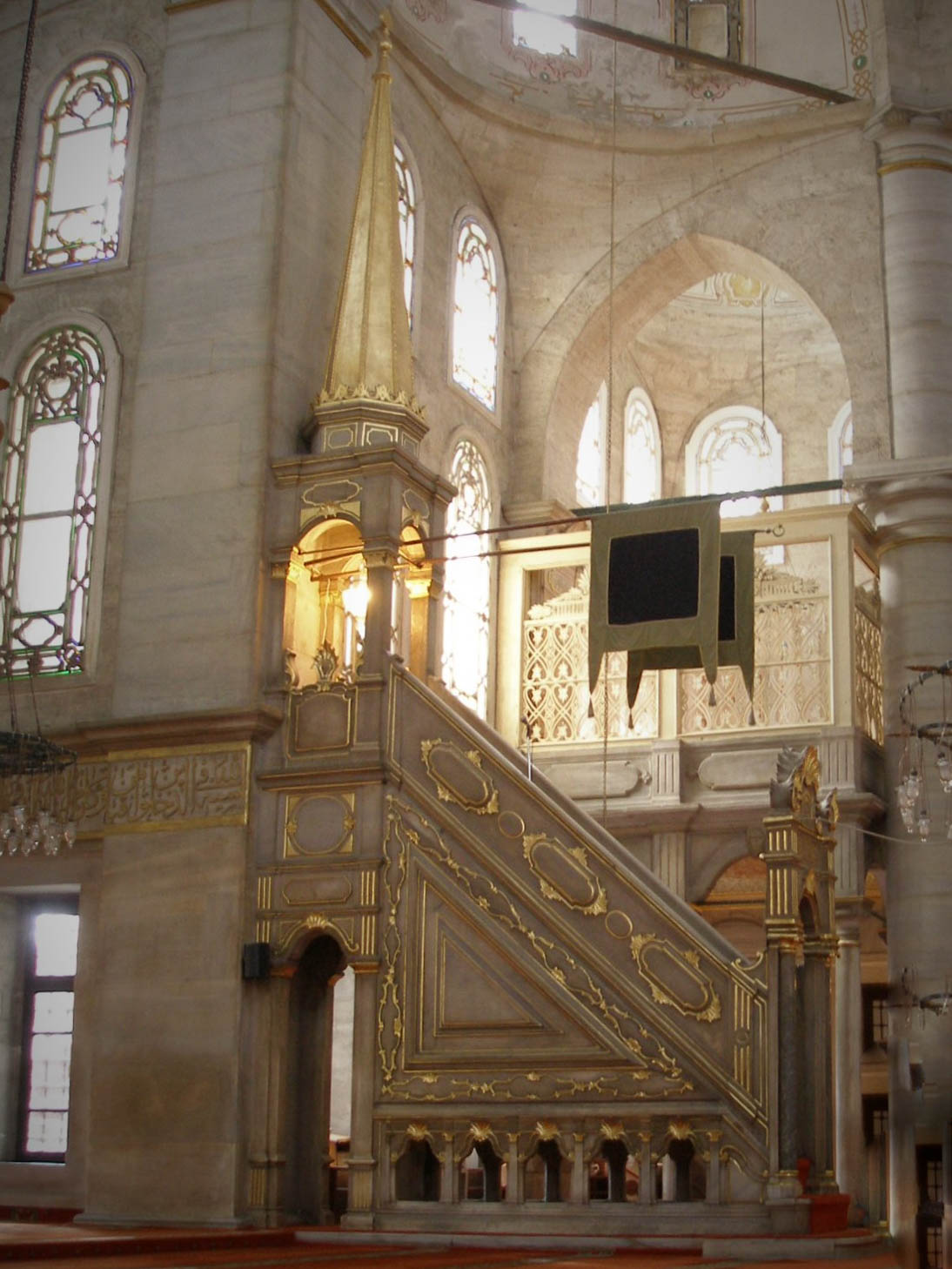Pulpit at Eyup Sultan-moskee, Istanbul