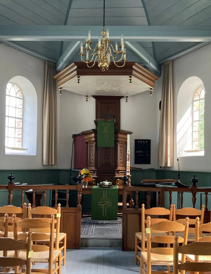 Pulpit at Protestantse kerk, Ouwsterhaule