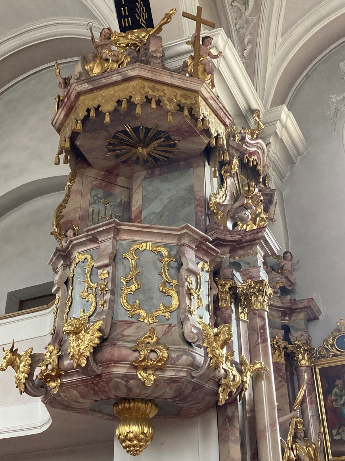 Pulpit at St Michael, Ellmau