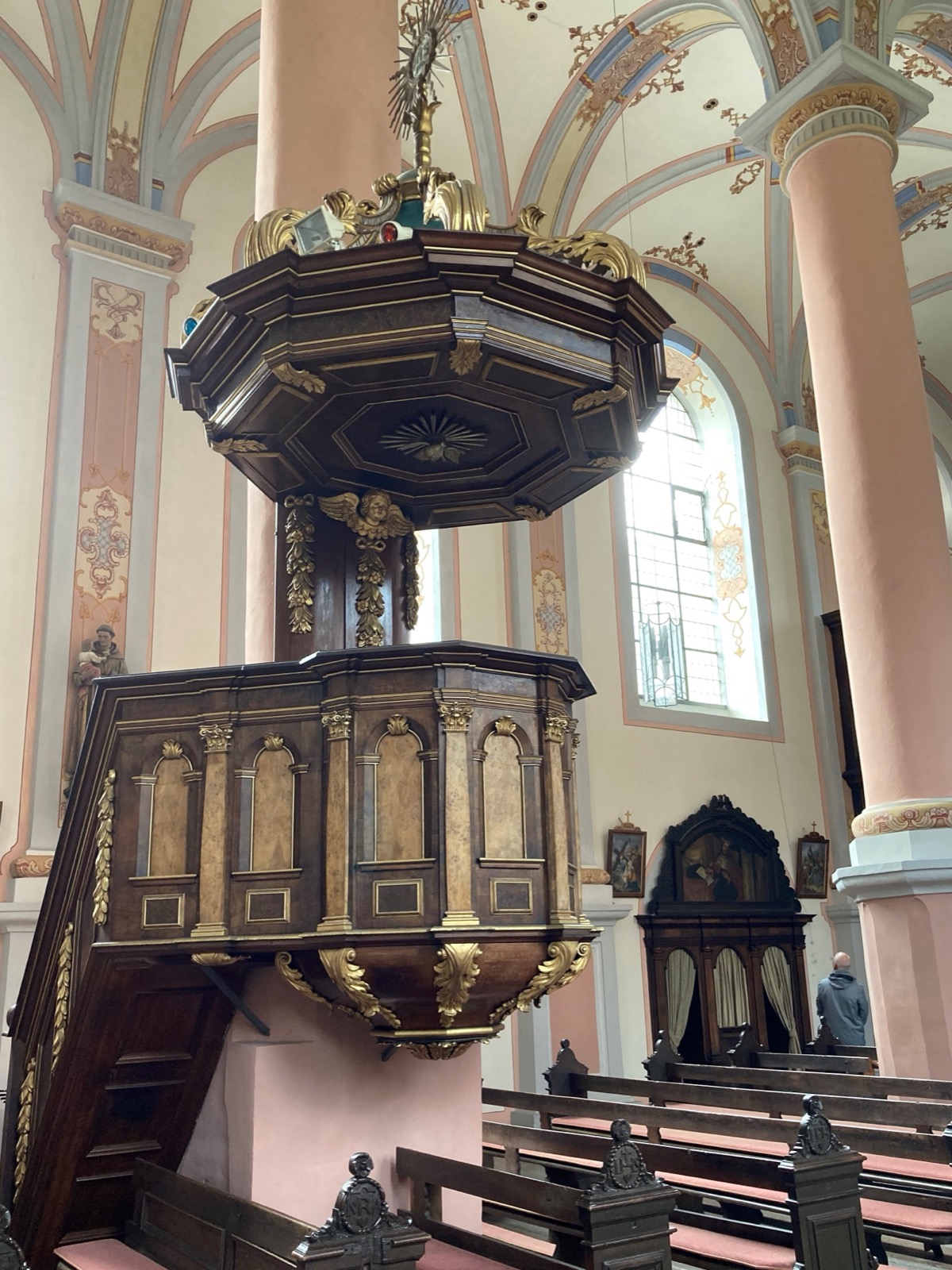Pulpit at Karmeliterkirche St. Josef, Beilstein