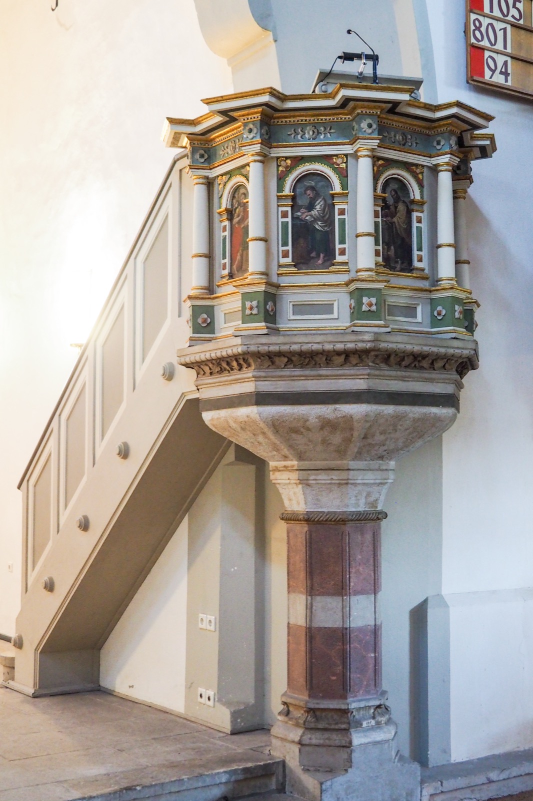Pulpit at Friedenskirche, Radebeul
