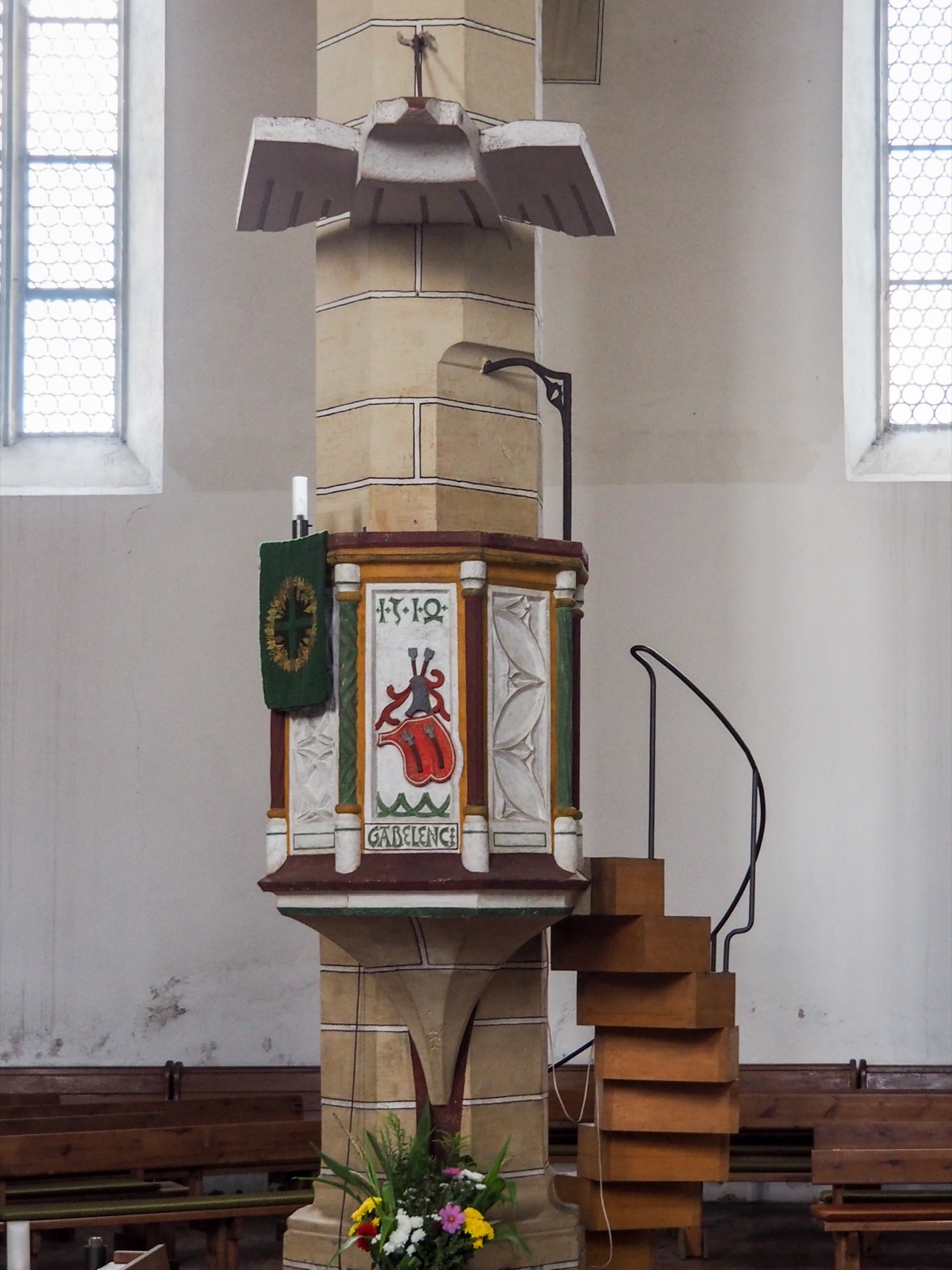 Preekstoel in St Peter und Paul Kirche, Goeda