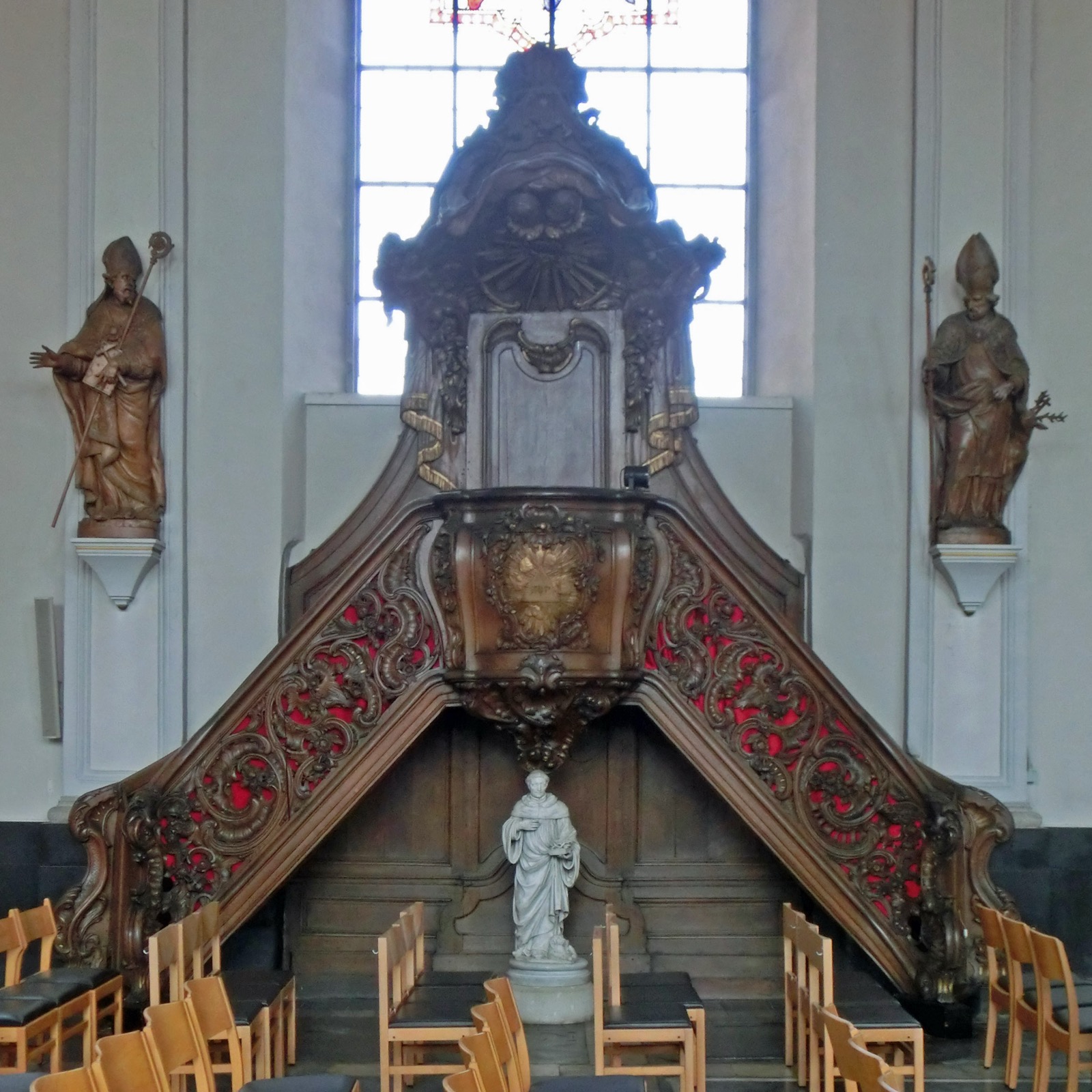 Pulpit at St Egidius, Dendermonde