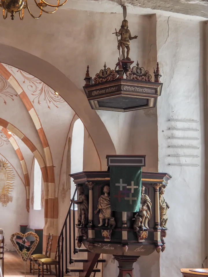 Pulpit at St Angari Kirche, Kirchhatten