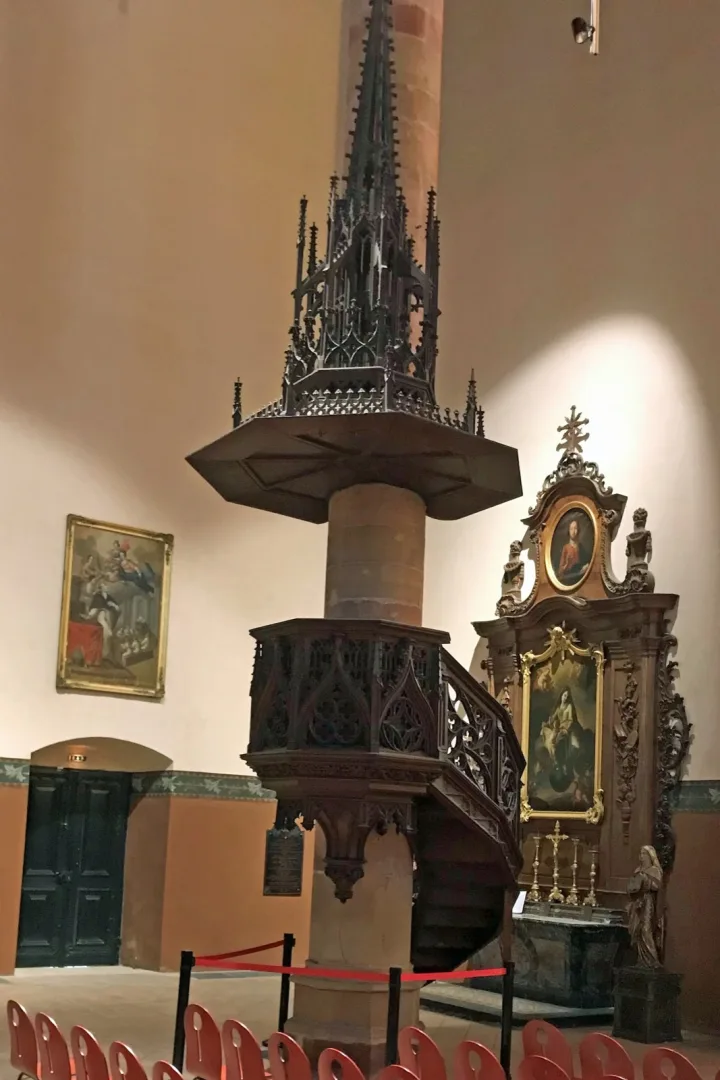 Preekstoel in Eglise des Dominicains, Colmar