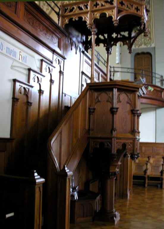 Preekstoel in Reformierte Kirche, Richterswil