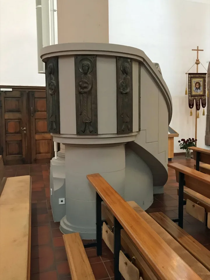 Preekstoel in Sankt Martin, Freiburg im Breisgau