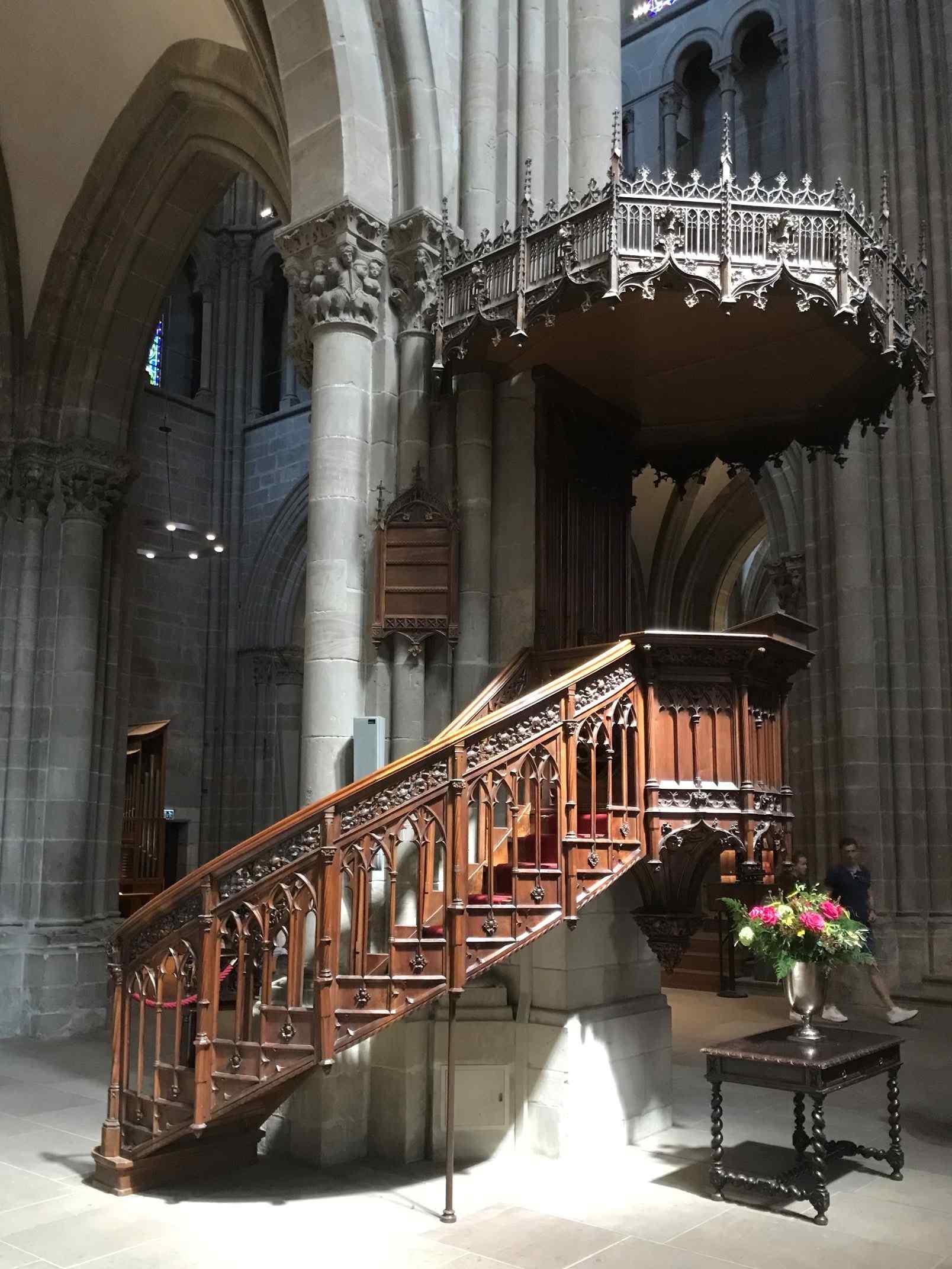 Pulpit at Cathedrale Saint-Pierre, Geneve