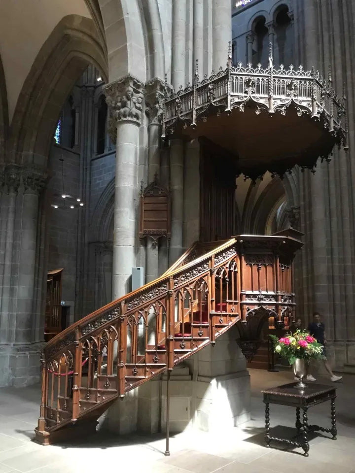 Pulpit at Cathedrale Saint-Pierre, Geneve