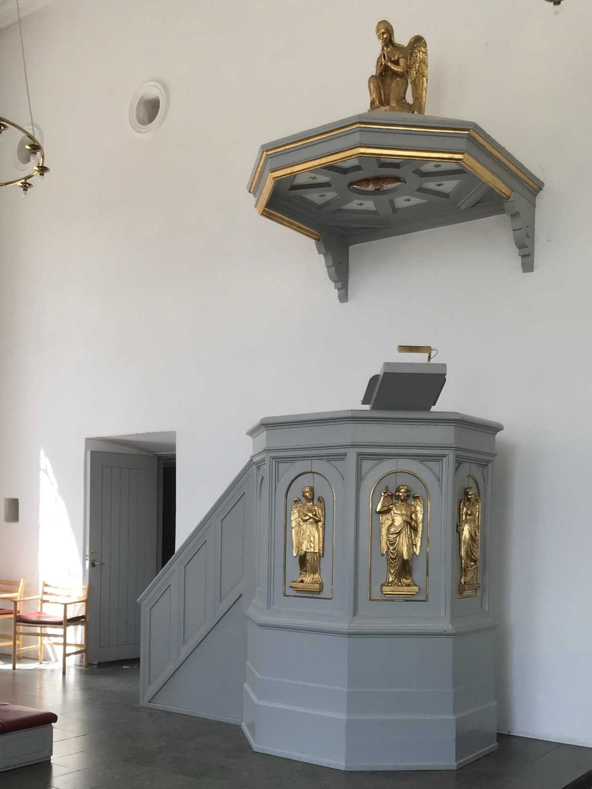 Preekstoel in Kastelskirken, Kopenhagen