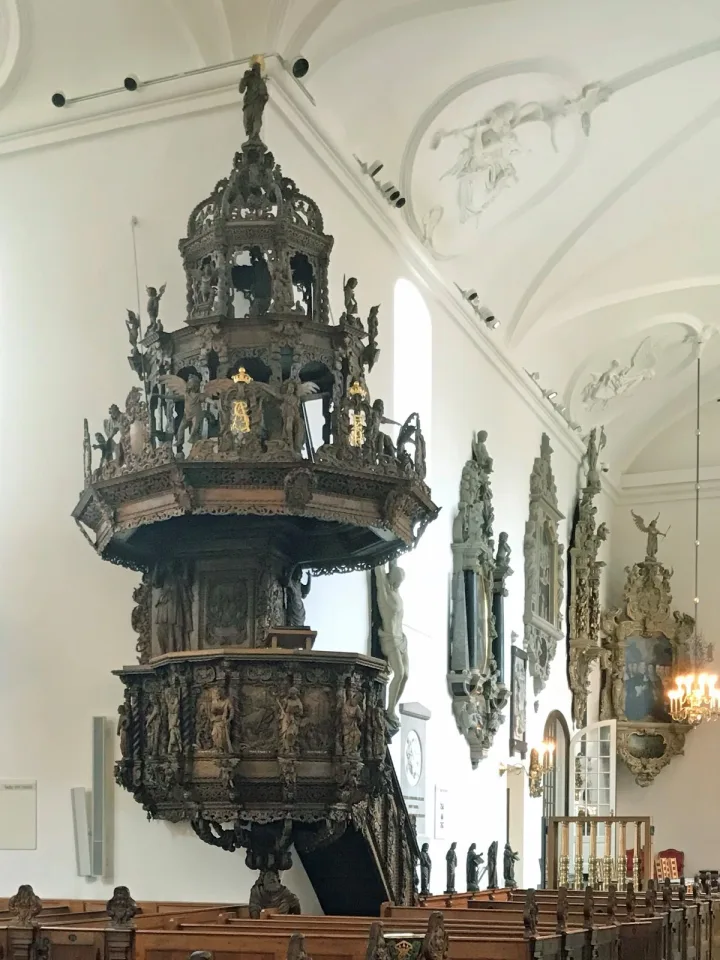 Preekstoel in Holmens Kirke, Kopenhagen