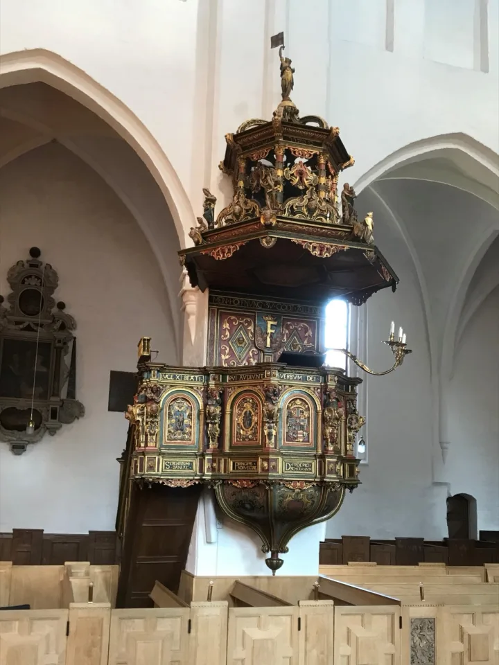 Pulpit at Sankt Olai Kirke, Helsingor