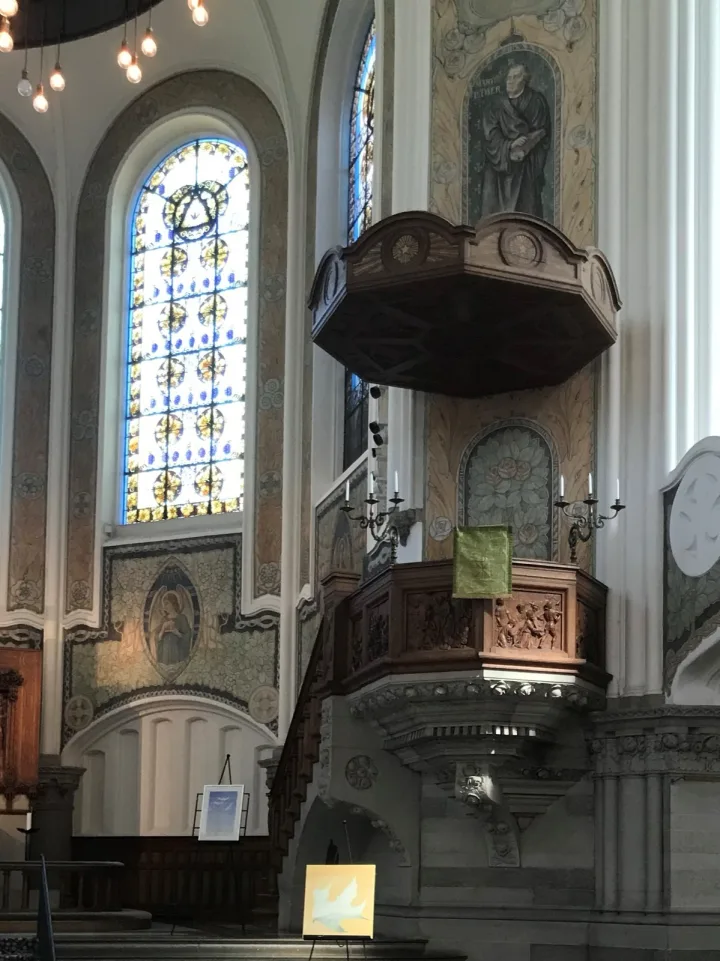 Pulpit at St Johannes Kyrka, Malmo