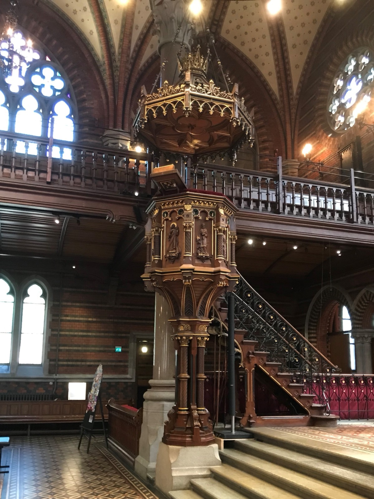 Preekstoel in Allhelgonakyrkan, Lund