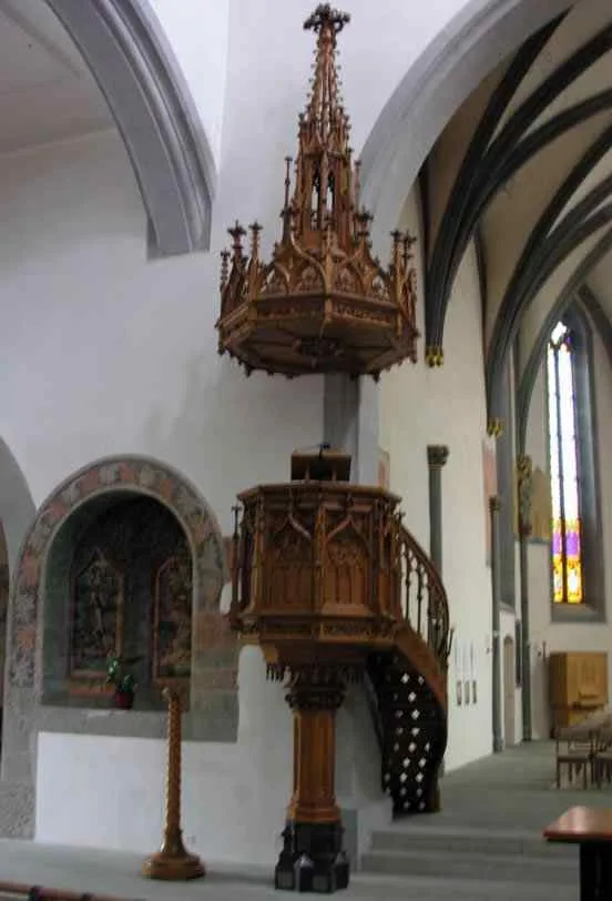 Pulpit at St. Johann, Schaffhaussen