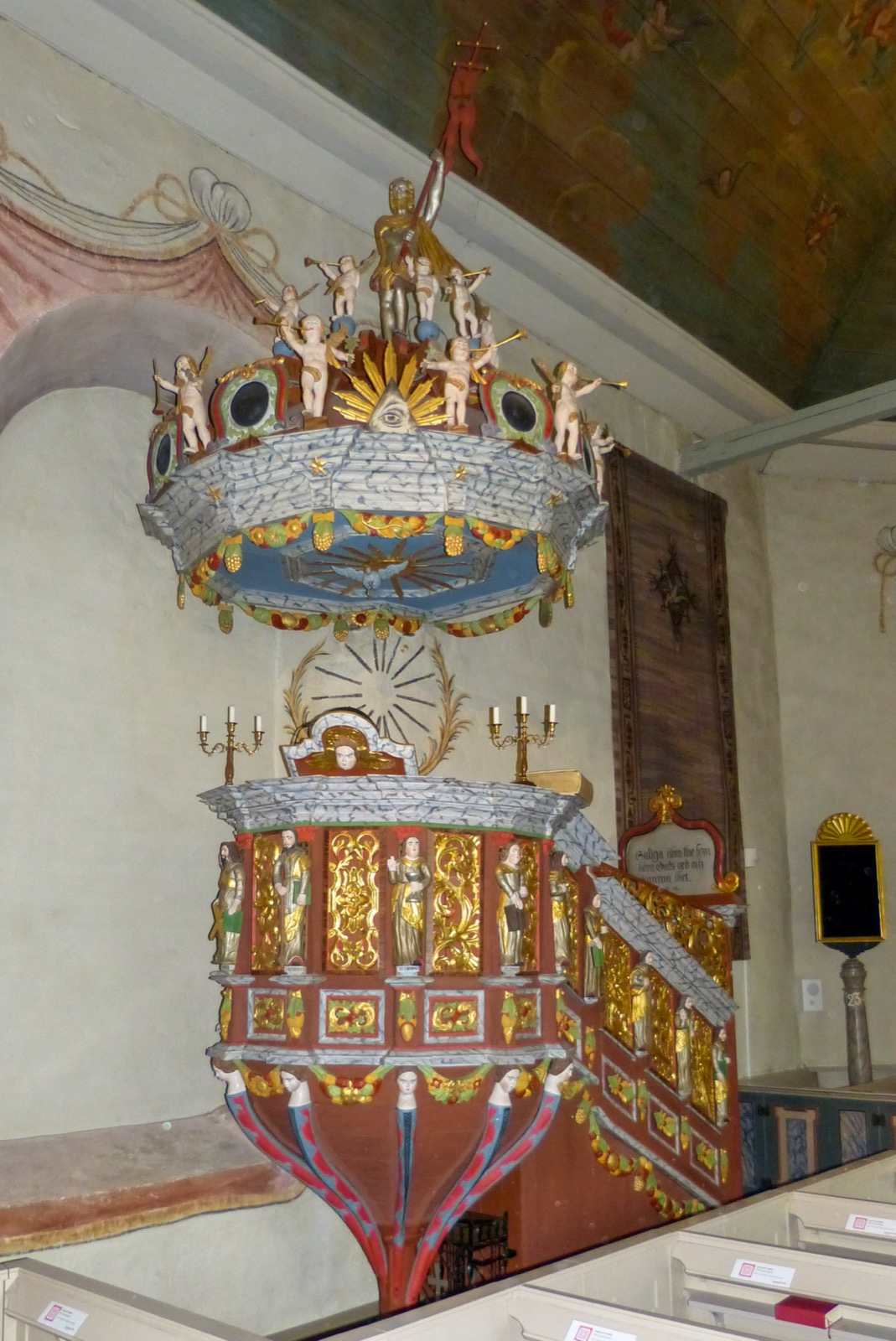 Preekstoel in Grasmarks Kyrka, Grasmark