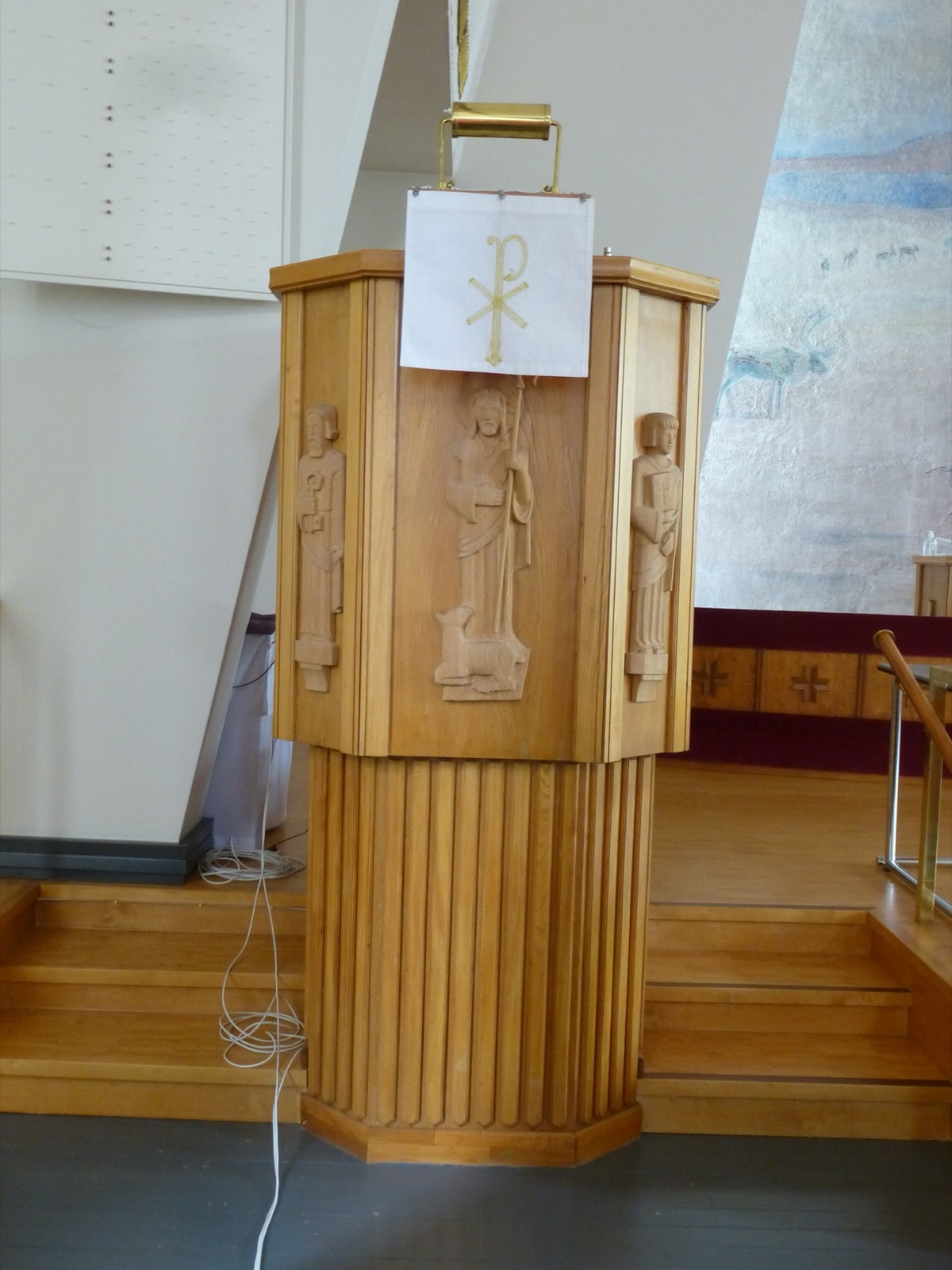 Pulpit at Protestantse kerk , Enontekio Hetta